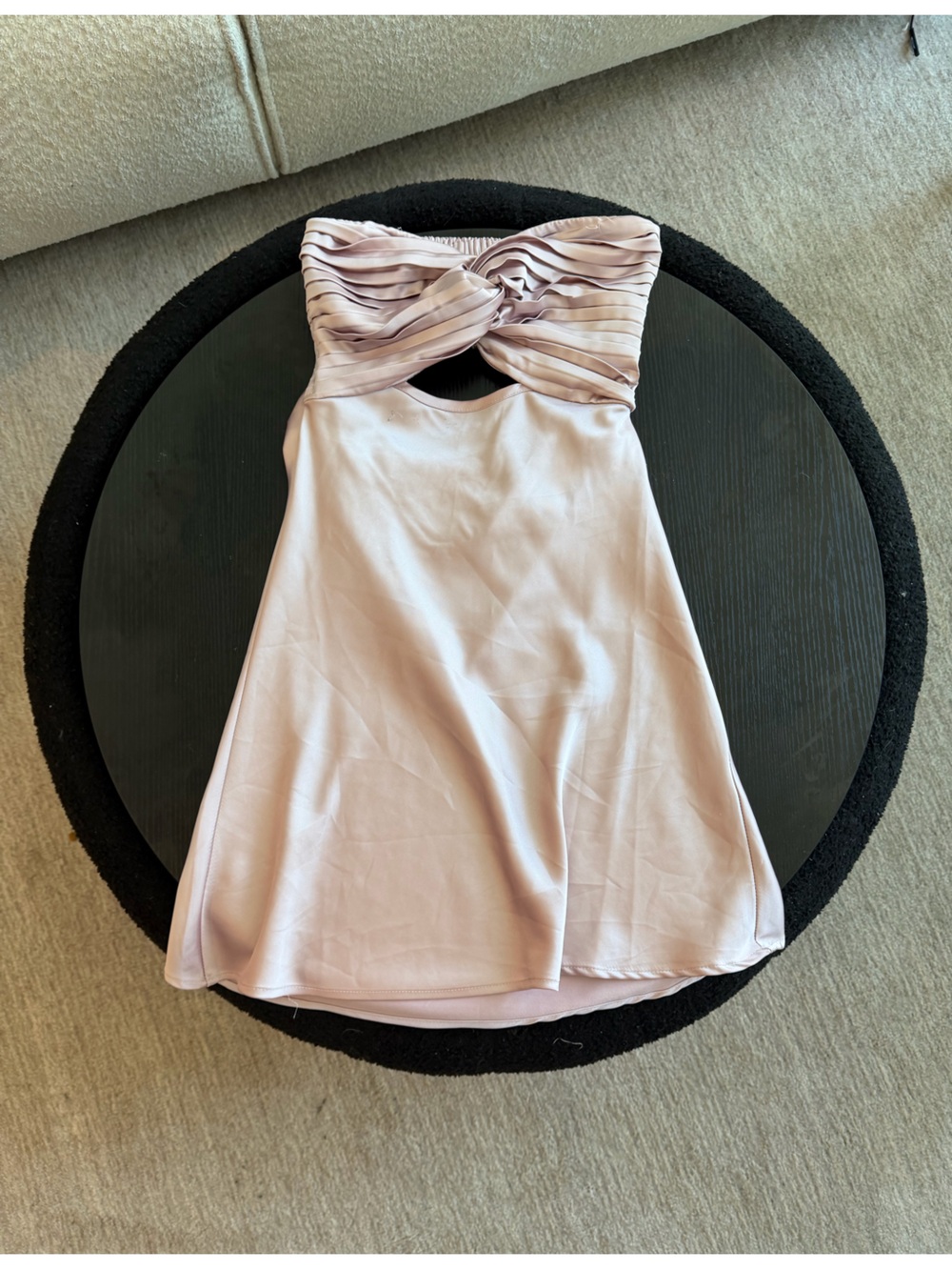 Princess Polly - Strapless Pink Satin Dress